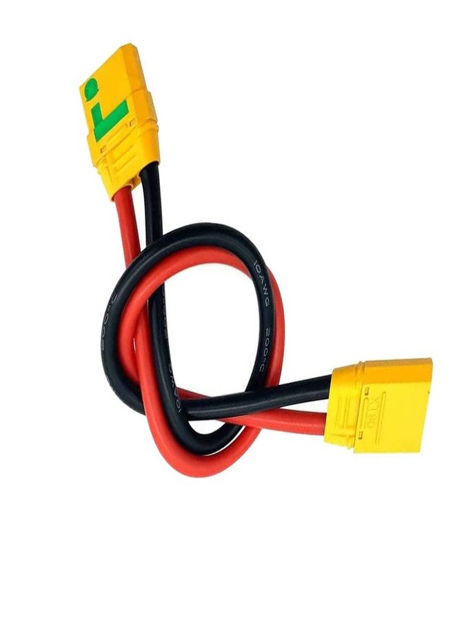 LINSYRC 1-Piece XT90-S Anti-Spark Female Connector to XT90 Male Connector Extension Cable 30CM 10AWG for RC Model Vehicle Aircraft Model (XT90 Extension Cable) - Image 2